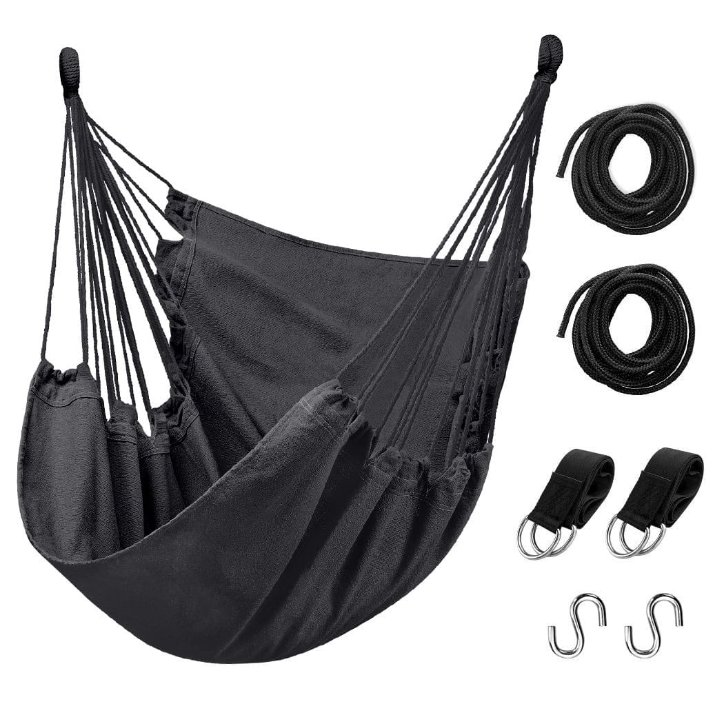 Chair Hammock Swing Chair Portable Hanging with Pocket