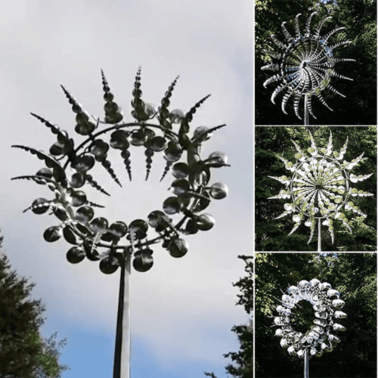 Enchanting Metal Wind Spinner for Garden Décor