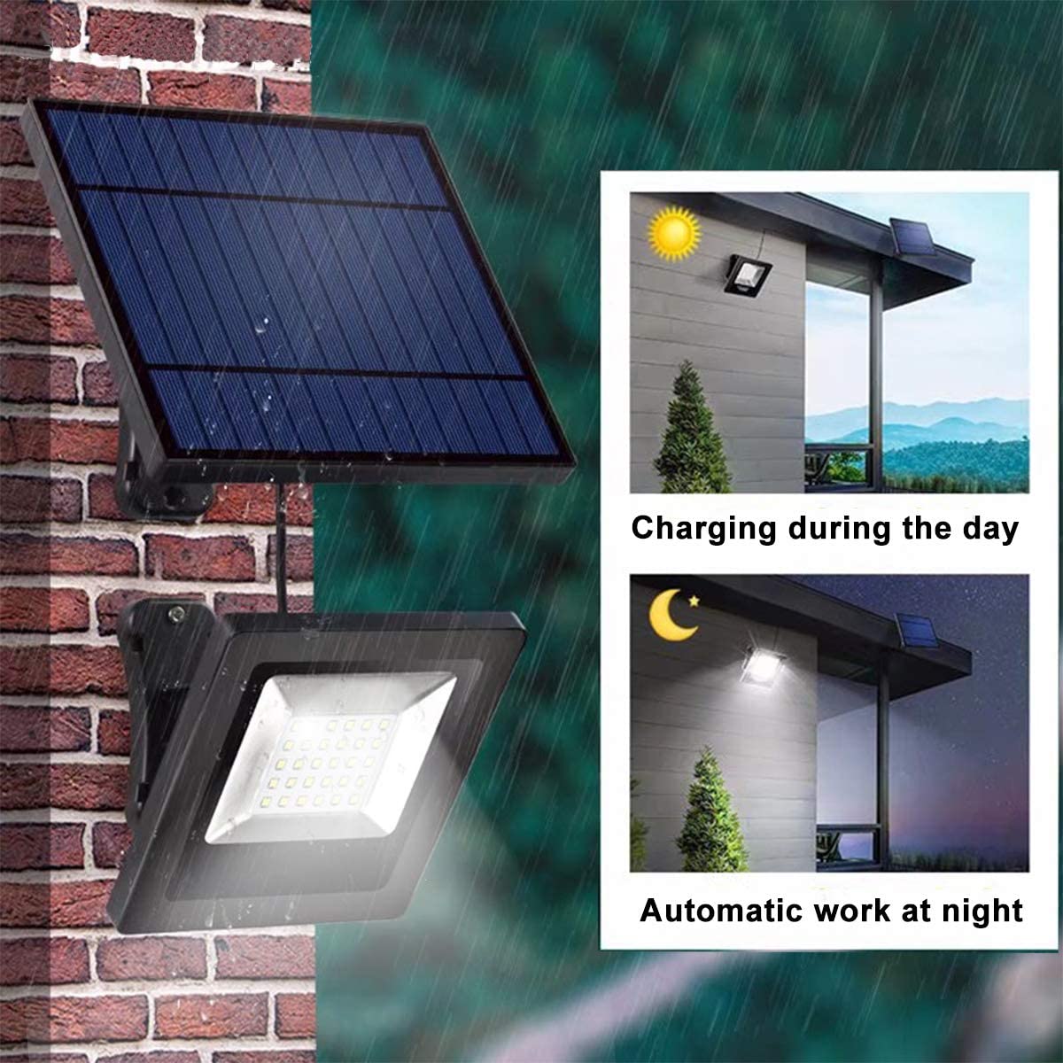 Advanced Solar Security Light with Motion Sensor – Waterproof and Energy-Efficient