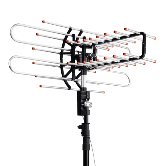 High-Performance Long-Range Outdoor TV Antenna with HD Signal Amplifier