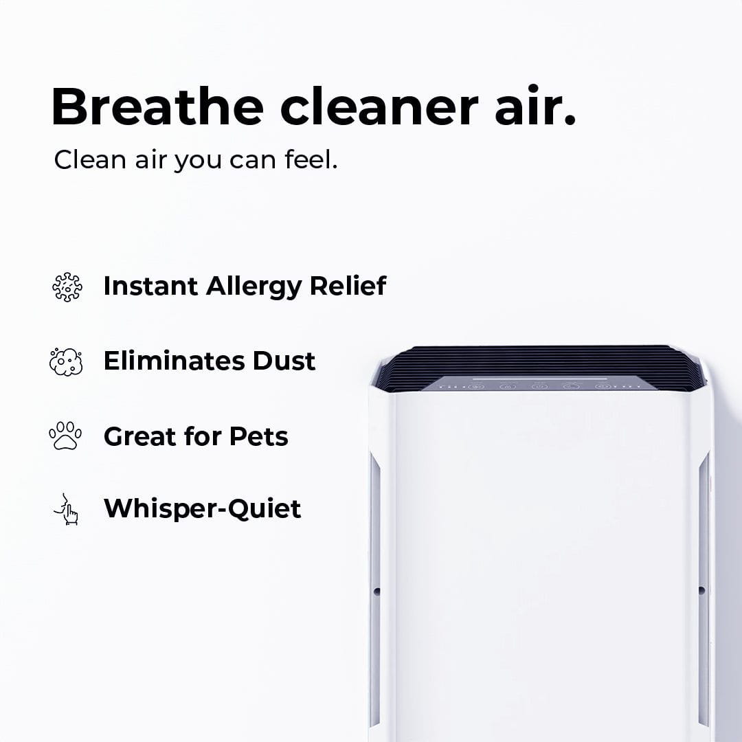 Ultra-Quiet HEPA Air Purifier with Advanced 3-Stage Filtration