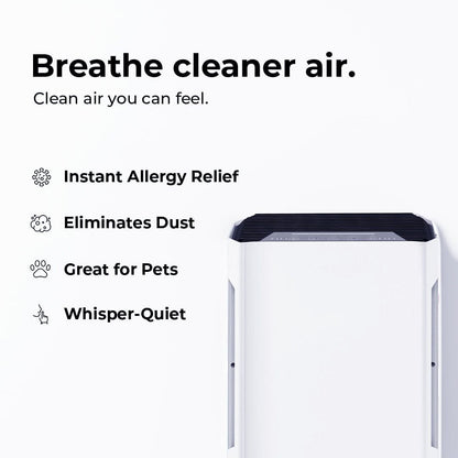 Ultra-Quiet HEPA Air Purifier with Advanced 3-Stage Filtration