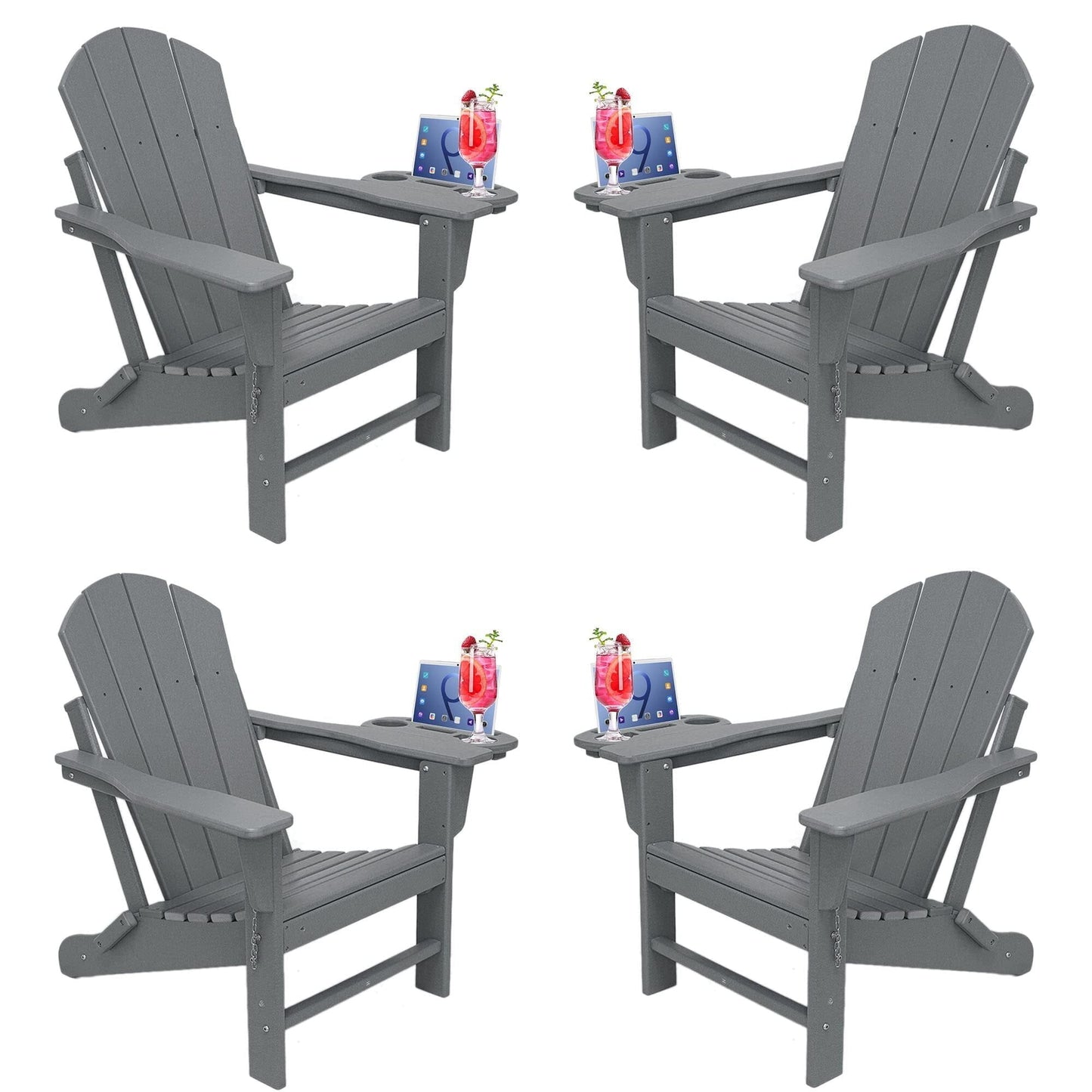 Lawn Chair with Cup Holders